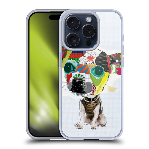 Michel Keck Dogs 3 Chihuahua 2 Soft Gel Case for Apple iPhone 15 Pro