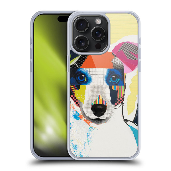 Michel Keck Dogs Whippet Soft Gel Case for Apple iPhone 15 Pro Max