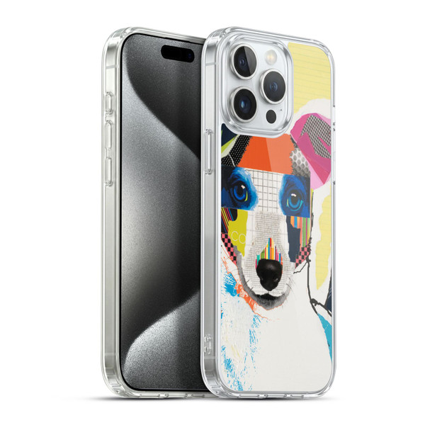 Michel Keck Dogs Whippet Soft Gel Case for Apple iPhone 15 Pro Max & MagSafe