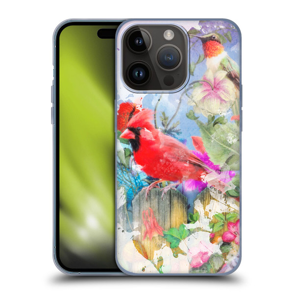Aimee Stewart Assorted Designs Birds And Bloom Soft Gel Case for Apple iPhone 15 Pro