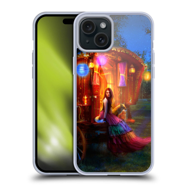 Aimee Stewart Fantasy Wanderlust Soft Gel Case for Apple iPhone 15 Plus