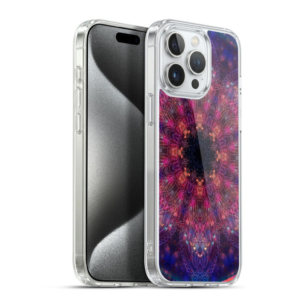Aimee Stewart Mandala Doodle Flower Soft Gel Case for Apple iPhone 15 Pro Max & MagSafe