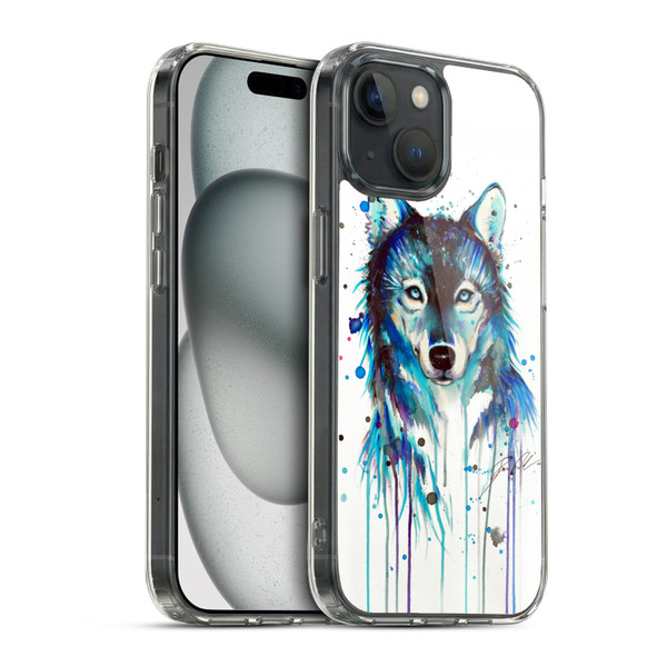 Pixie Cold Animals Ice Wolf Soft Gel Case for Apple iPhone 15 & MagSafe