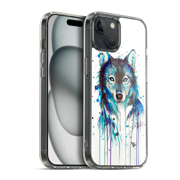 Pixie Cold Animals Ice Wolf Soft Gel Case for Apple iPhone 15 Plus & MagSafe