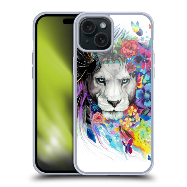 Pixie Cold Cats King Of The Lions Soft Gel Case for Apple iPhone 15 Plus