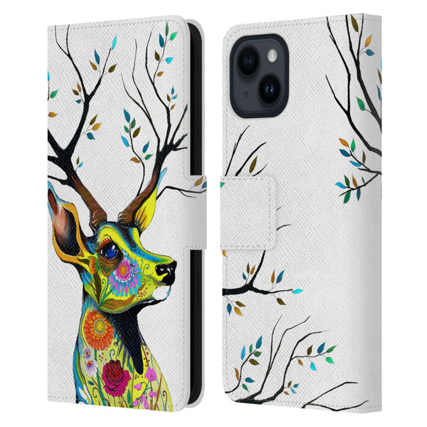 Pixie Cold Animals King Of The Forest Leather Book Wallet Case Cover For Apple iPhone 15