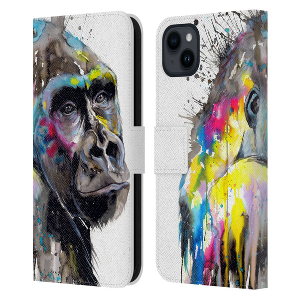 Pixie Cold Animals I See The Future Leather Book Wallet Case Cover For Apple iPhone 15 Plus