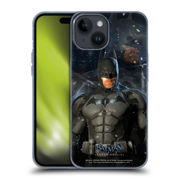 Batman Arkham Origins Characters Batman Soft Gel Case for Apple iPhone 15
