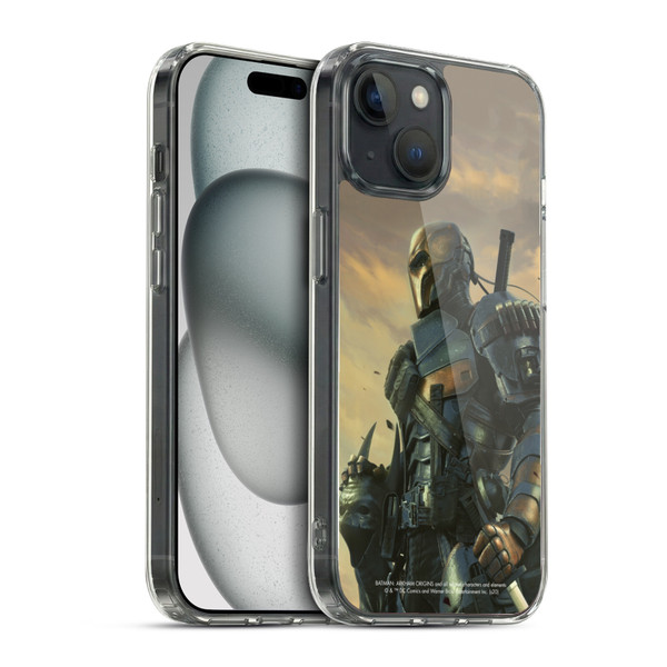 Batman Arkham Origins Key Art Deathstroke 2 Soft Gel Case for Apple iPhone 15 & MagSafe