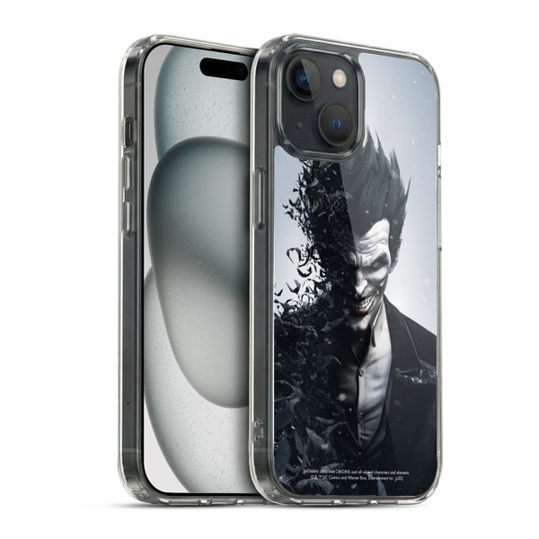 Batman Arkham Origins Key Art Joker Soft Gel Case for Apple iPhone 15 & MagSafe