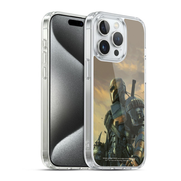 Batman Arkham Origins Key Art Deathstroke 2 Soft Gel Case for Apple iPhone 15 Pro & MagSafe