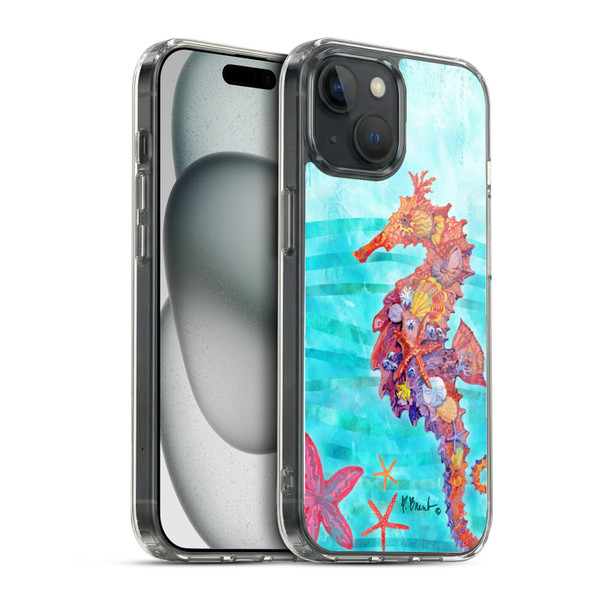 Paul Brent Coastal Seahorse Soft Gel Case for Apple iPhone 15 & MagSafe