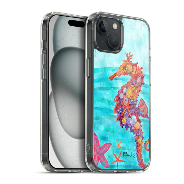 Paul Brent Coastal Seahorse Soft Gel Case for Apple iPhone 15 Plus & MagSafe