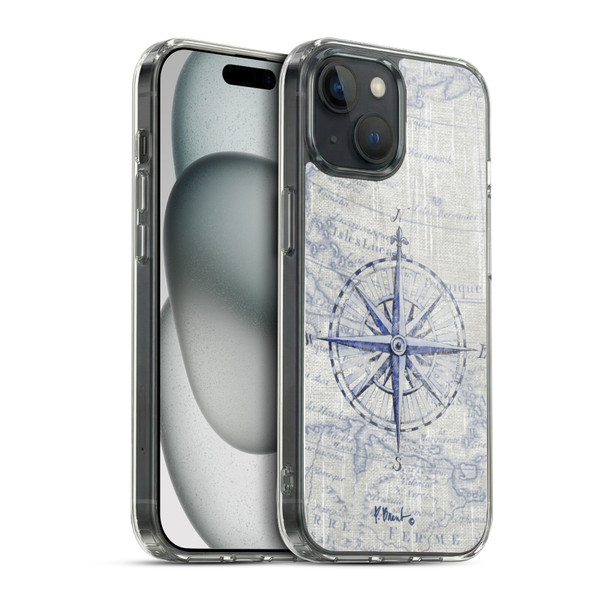 Paul Brent Nautical Vintage Compass Soft Gel Case for Apple iPhone 15 & MagSafe