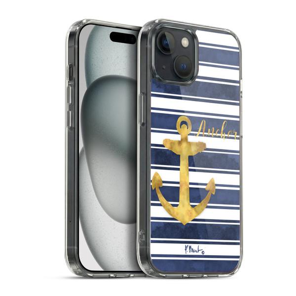 Paul Brent Nautical Anchor Soft Gel Case for Apple iPhone 15 Plus & MagSafe