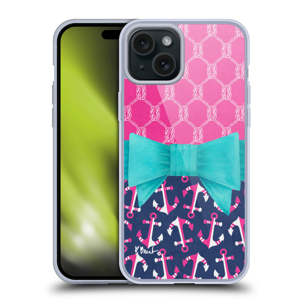 Paul Brent Nautical Bow Soft Gel Case for Apple iPhone 15 Plus