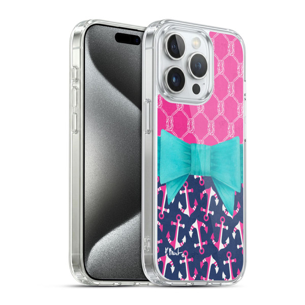 Paul Brent Nautical Bow Soft Gel Case for Apple iPhone 15 Pro & MagSafe
