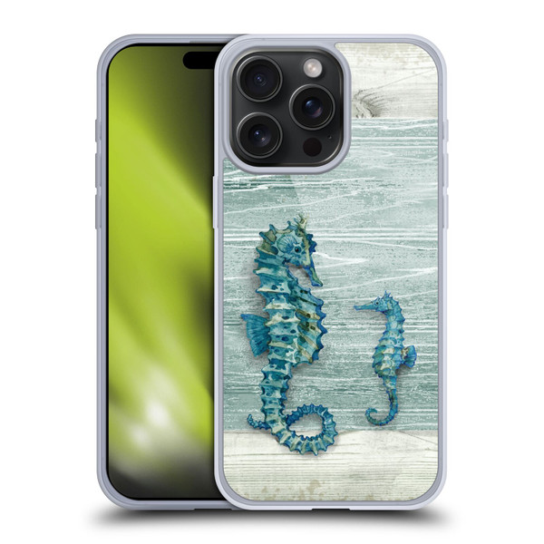 Paul Brent Sea Creatures Seahorse Soft Gel Case for Apple iPhone 15 Pro Max