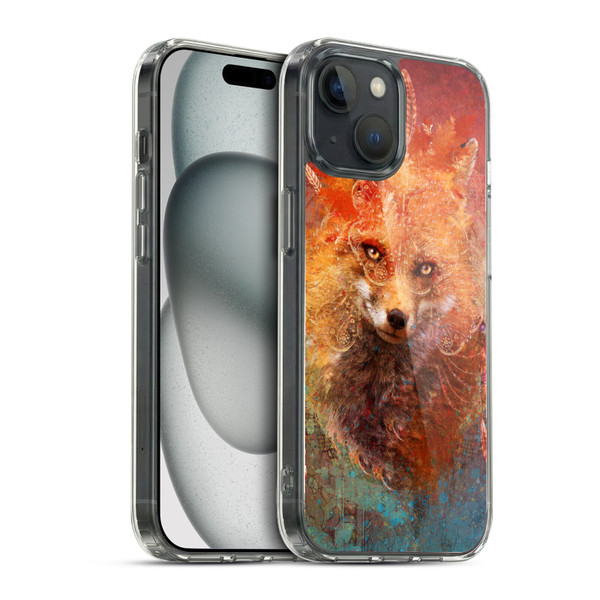 Jena DellaGrottaglia Animals Fox Soft Gel Case for Apple iPhone 15 & MagSafe