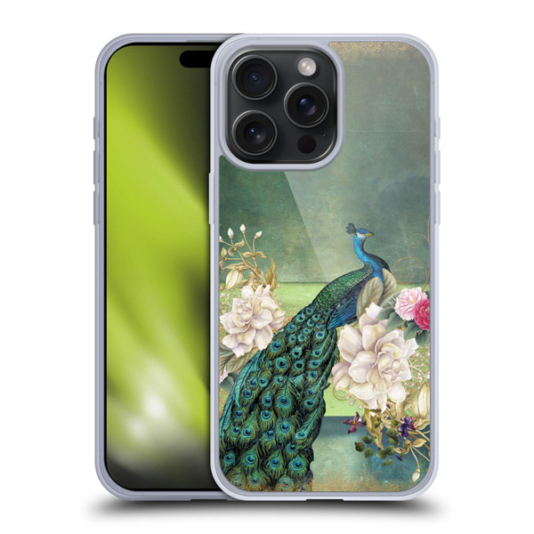 Jena DellaGrottaglia Animals Peacock Soft Gel Case for Apple iPhone 15 Pro Max & MagSafe