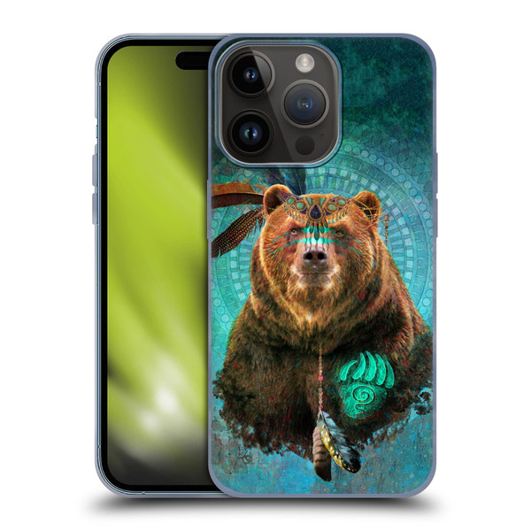 Jena DellaGrottaglia Animals Bear Soft Gel Case for Apple iPhone 15 Pro