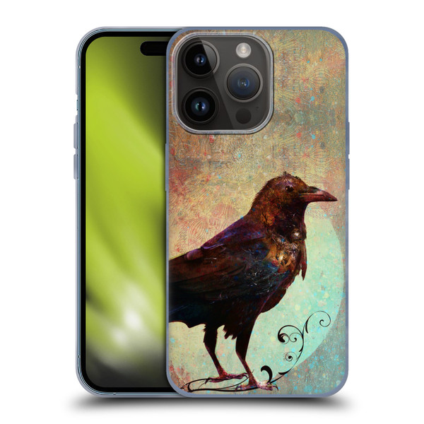 Jena DellaGrottaglia Animals Crow Soft Gel Case for Apple iPhone 15 Pro