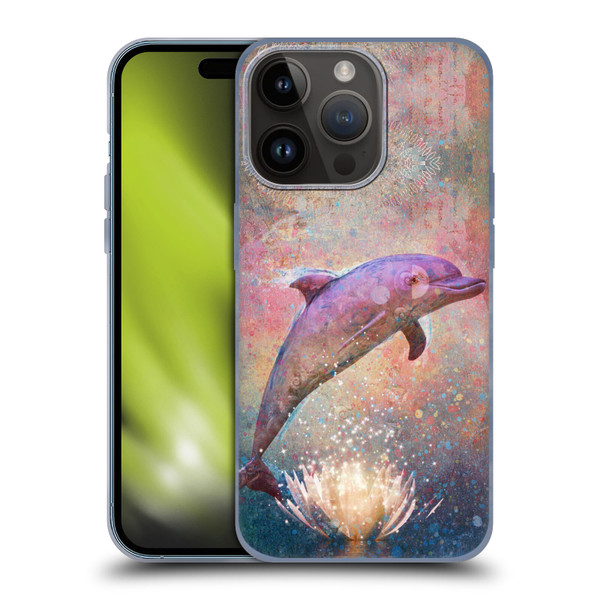 Jena DellaGrottaglia Animals Dolphin Soft Gel Case for Apple iPhone 15 Pro