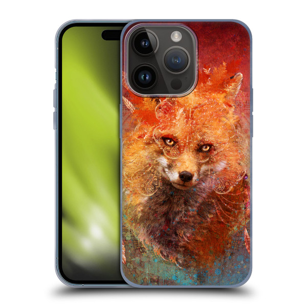 Jena DellaGrottaglia Animals Fox Soft Gel Case for Apple iPhone 15 Pro