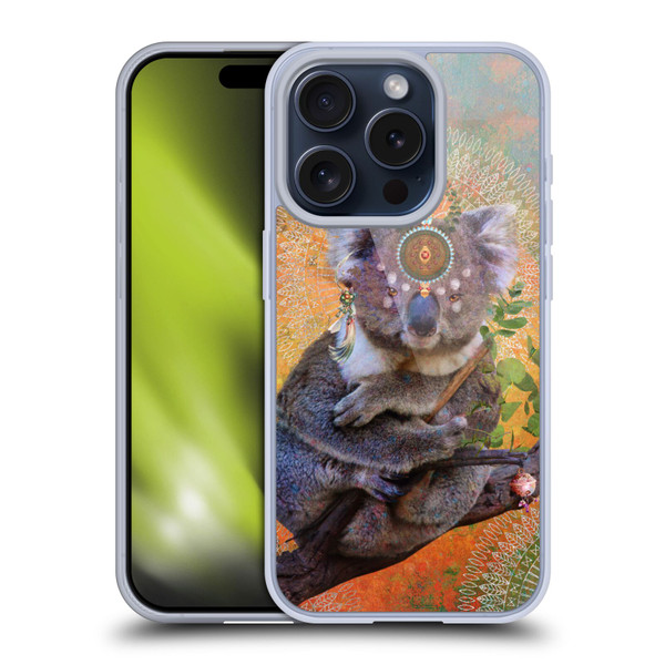 Jena DellaGrottaglia Animals Koala Soft Gel Case for Apple iPhone 15 Pro & MagSafe