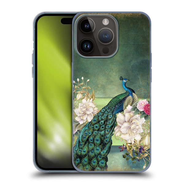 Jena DellaGrottaglia Animals Peacock Soft Gel Case for Apple iPhone 15 Pro