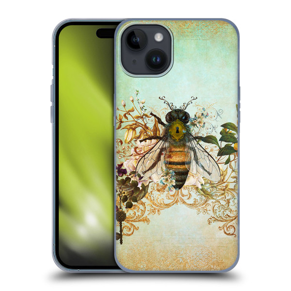 Jena DellaGrottaglia Insects Bee Garden Soft Gel Case for Apple iPhone 15 Plus