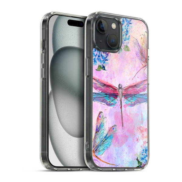 Jena DellaGrottaglia Insects Dragonflies Soft Gel Case for Apple iPhone 15 Plus & MagSafe