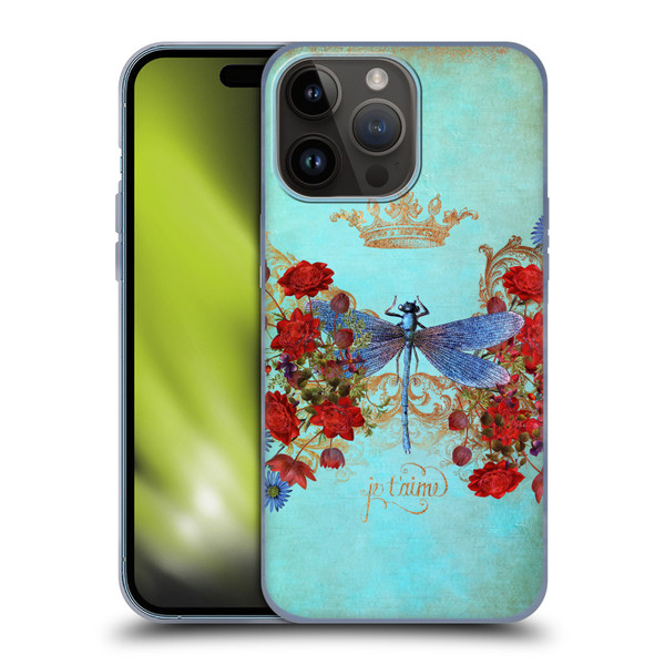 Jena DellaGrottaglia Insects Dragonfly Garden Soft Gel Case for Apple iPhone 15 Pro Max