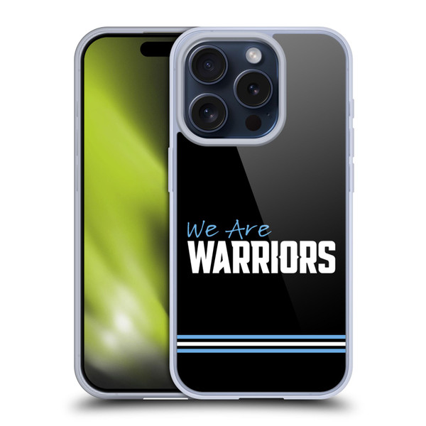 Glasgow Warriors Logo We Are Warriors Soft Gel Case for Apple iPhone 15 Pro