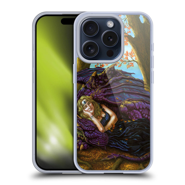 Ed Beard Jr Dragon Friendship Escape To The Land Of Nod Soft Gel Case for Apple iPhone 15 Pro