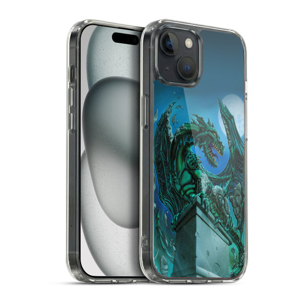 Ed Beard Jr Dragons The Awakening Soft Gel Case for Apple iPhone 15 Plus & MagSafe