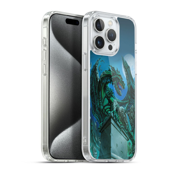 Ed Beard Jr Dragons The Awakening Soft Gel Case for Apple iPhone 15 Pro Max & MagSafe
