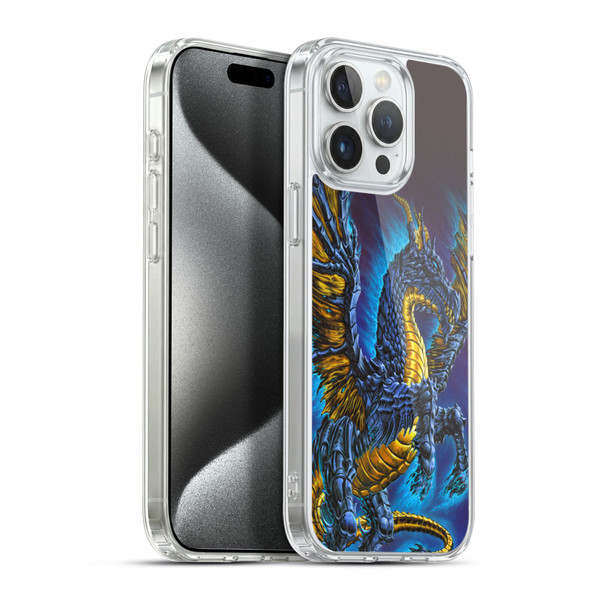 Ed Beard Jr Dragons Mare Soft Gel Case for Apple iPhone 15 Pro Max & MagSafe