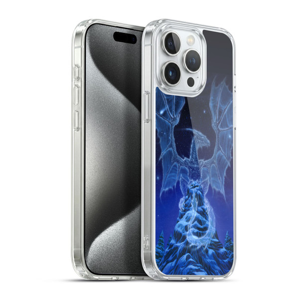 Ed Beard Jr Dragons Winter Spirit Soft Gel Case for Apple iPhone 15 Pro Max & MagSafe