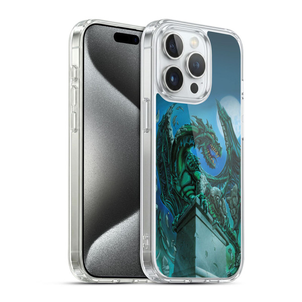 Ed Beard Jr Dragons The Awakening Soft Gel Case for Apple iPhone 15 Pro & MagSafe