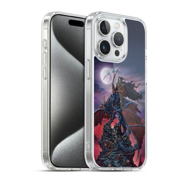 Ed Beard Jr Dragons Reaper Soft Gel Case for Apple iPhone 15 Pro & MagSafe
