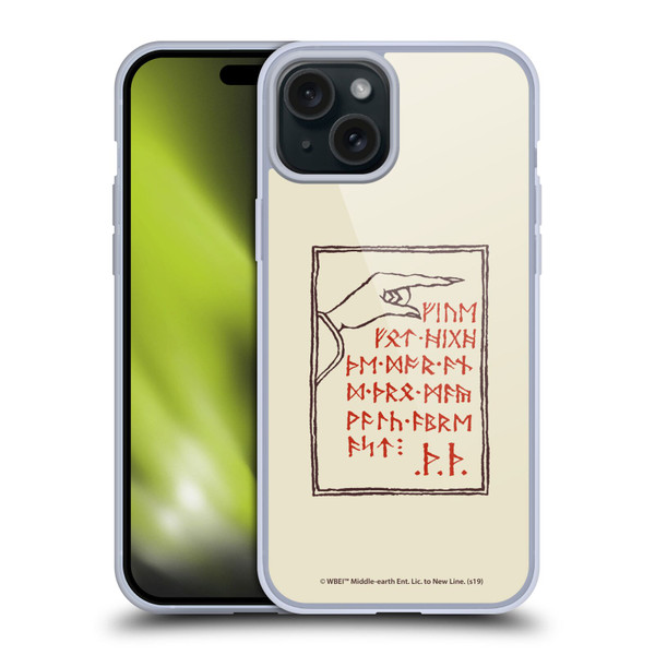 The Hobbit An Unexpected Journey Graphics Main Soft Gel Case for Apple iPhone 15 Plus