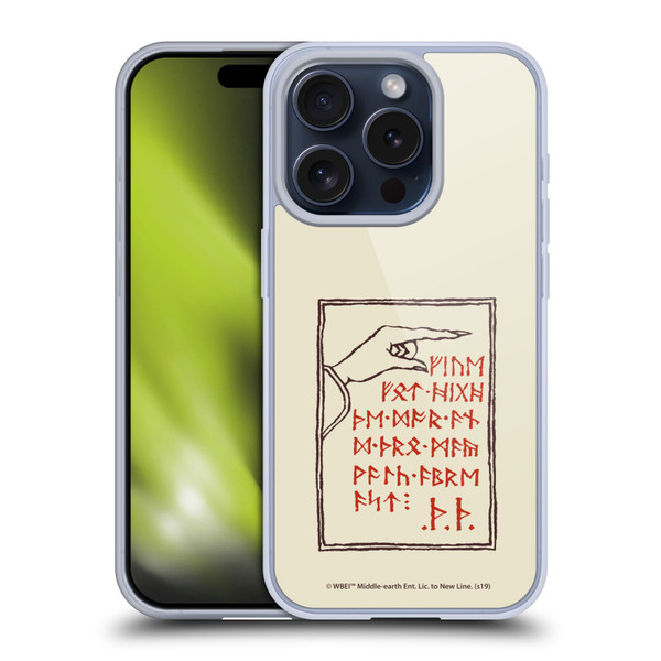 The Hobbit An Unexpected Journey Graphics Main Soft Gel Case for Apple iPhone 15 Pro