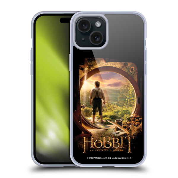 The Hobbit An Unexpected Journey Key Art Hobbit In Door Soft Gel Case for Apple iPhone 15 Plus