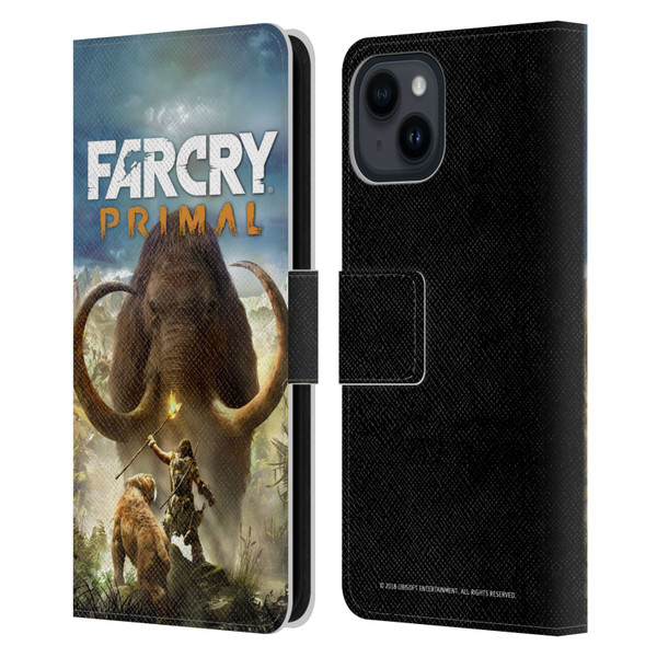 Far Cry Primal Key Art Pack Shot Leather Book Wallet Case Cover For Apple iPhone 15