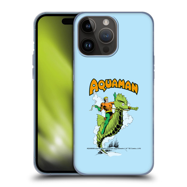 Aquaman DC Comics Fast Fashion Storm Soft Gel Case for Apple iPhone 15 Pro Max