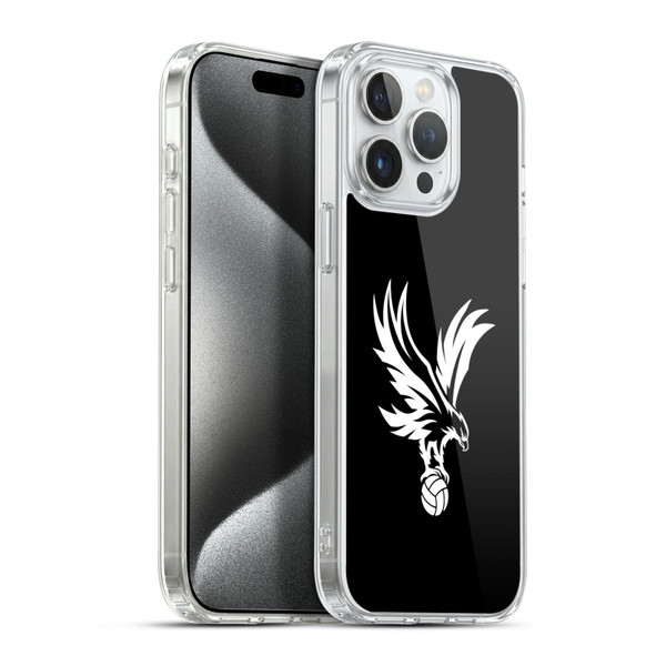 Crystal Palace FC Crest Eagle Grey Soft Gel Case for Apple iPhone 15 Pro Max & MagSafe