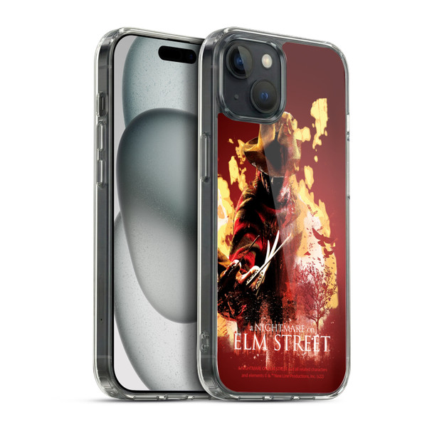A Nightmare On Elm Street (2010) Graphics Freddy Nightmare Soft Gel Case for Apple iPhone 15 Plus & MagSafe