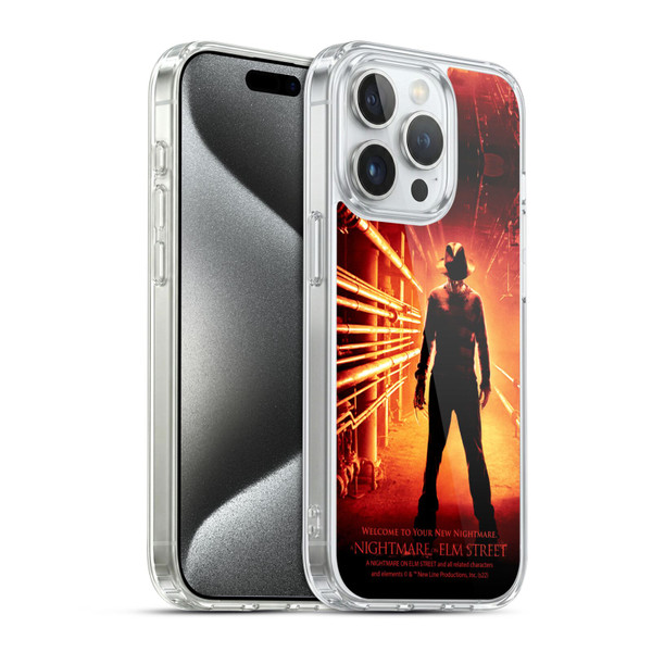 A Nightmare On Elm Street (2010) Graphics Freddy Poster Soft Gel Case for Apple iPhone 15 Pro & MagSafe