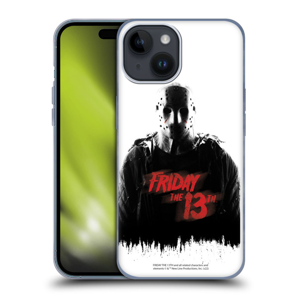Friday the 13th 2009 Graphics Jason Voorhees Key Art Soft Gel Case for Apple iPhone 15